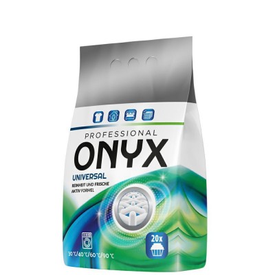 Стиральный порошок ONYX Professional Vollwaschmittel 1,2 кг, для всех типов вещей, 20 циклов стирки, (4260310180137)