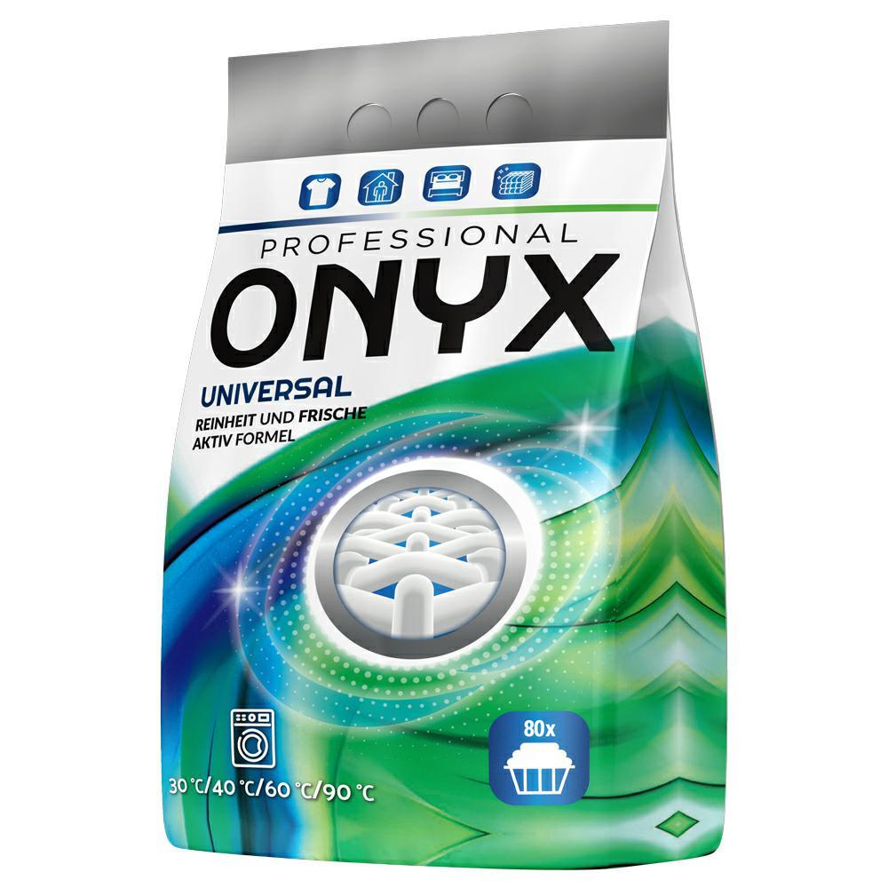 Стиральный порошок ONYX Professional Vollwaschmittel 4,8 кг, для всех типов вещей, 80 циклов стирки, (4260145998457)