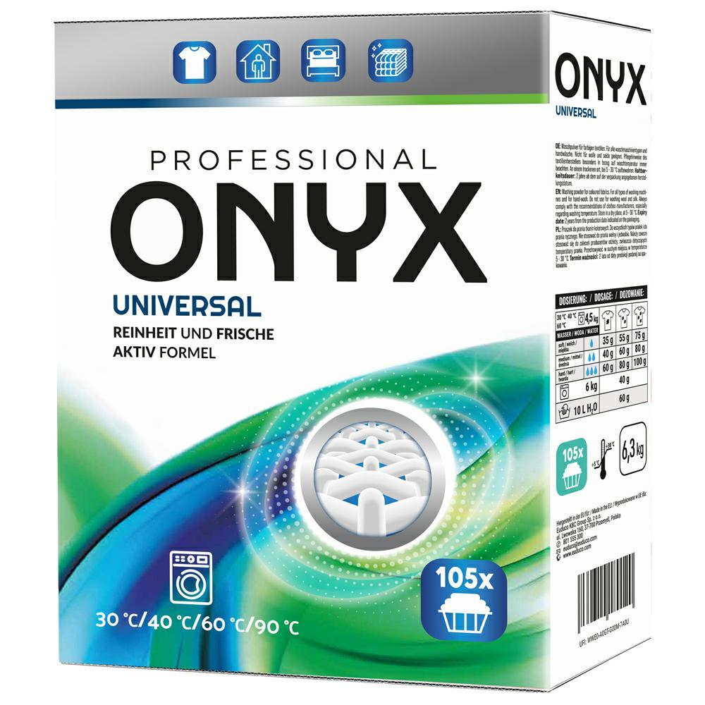 Пральный порошок ONYX Professional Vollwaschmittel 6,3 кг, для всіх типів речей, 105 циклів прання, (4260145998471)