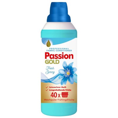 Парфюмерный ополаскиватель для стирки Passion Gold Fresh Spring 1 л, 40 циклов стирки, (4260145999645)