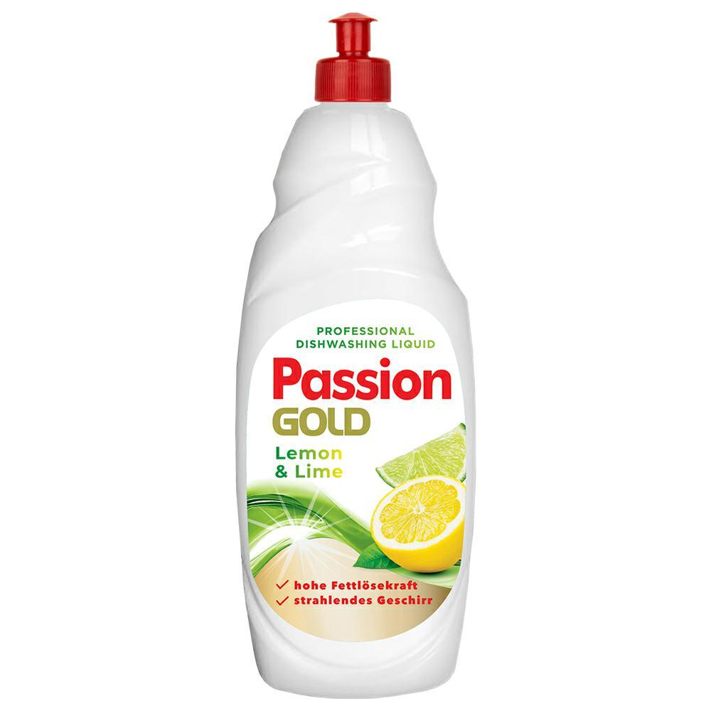 Средство для мытья посуды с запахом лимона и лайма Passion Gold Lemon Lime 850 мл (4260145991236)