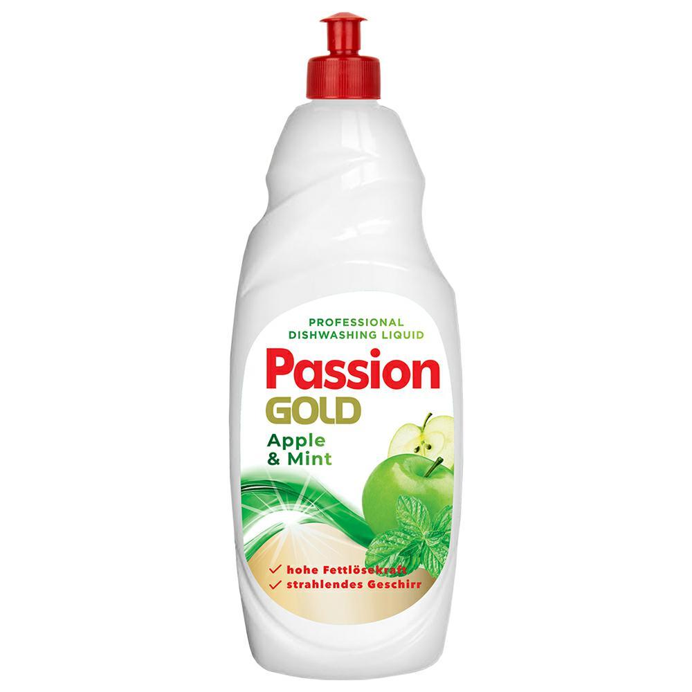 Средство для мытья посуды с запахом яблока и мяты Passion Gold Apple Mint 850 мл (4260145991243)