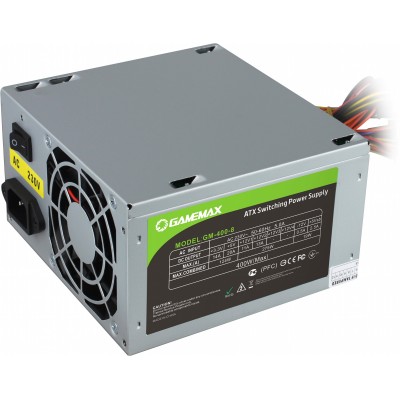 Блок питания GameMax GM-400-8CM, 400W bulk