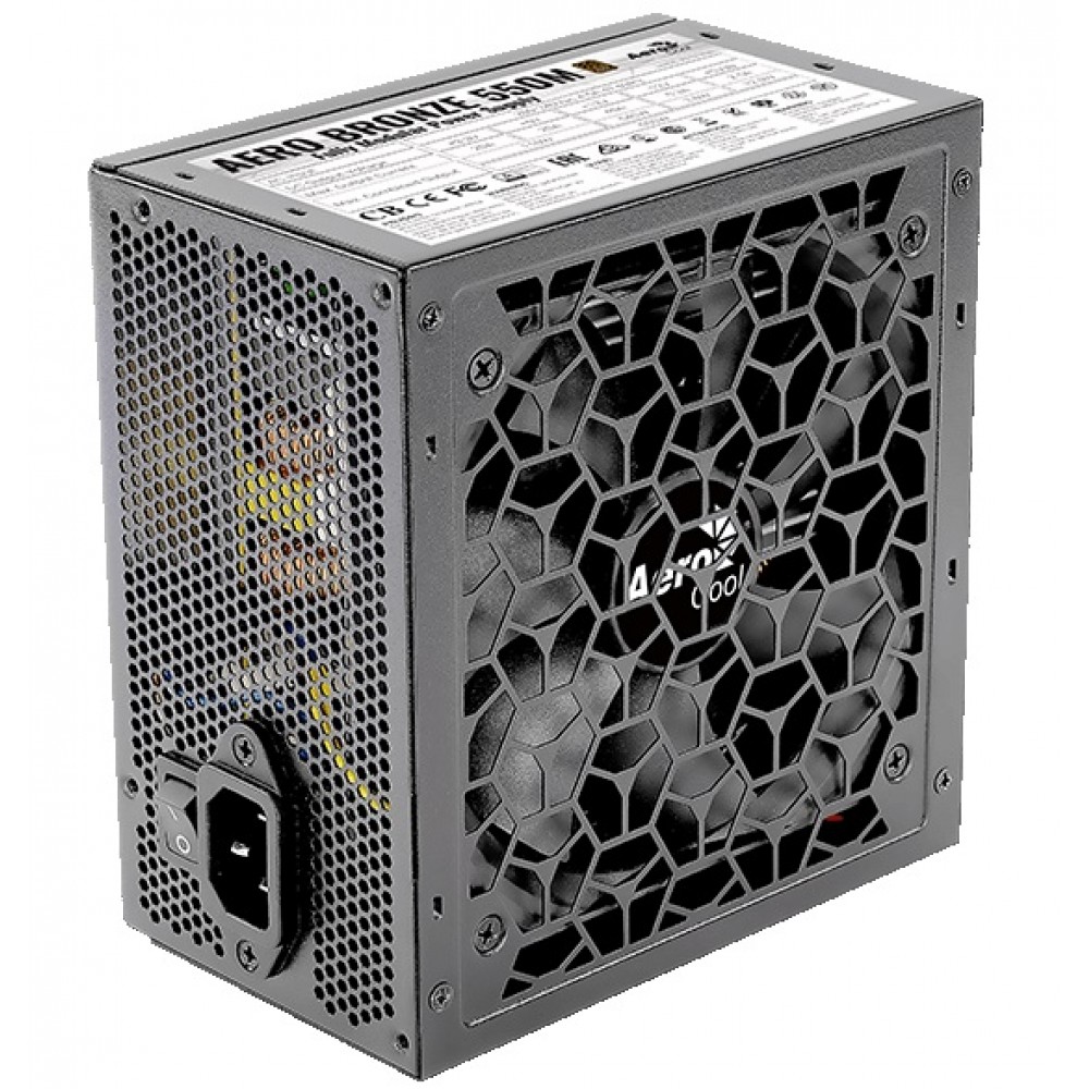 Блок живлення AeroCool Aero Bronze 550M Fully Modular (ACPB-AR55AEC.1M) 550W