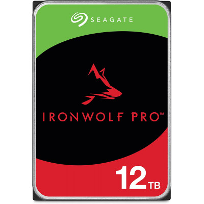 Накопитель HDD SATA 12.0TB Seagate IronWolf Pro 7200rpm 256MB (ST12000NT001)