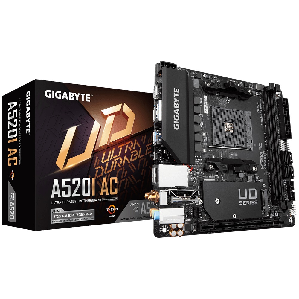 Материнская плата Gigabyte A520I AC Socket AM4