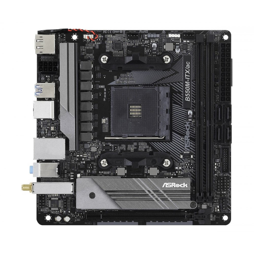 Материнська плата ASRock B550M-ITX/AC Socket AM4