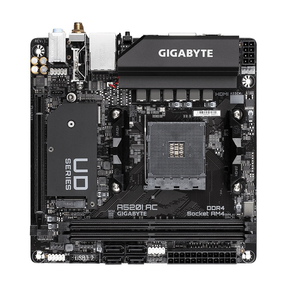 Материнская плата Gigabyte A520I AC Socket AM4