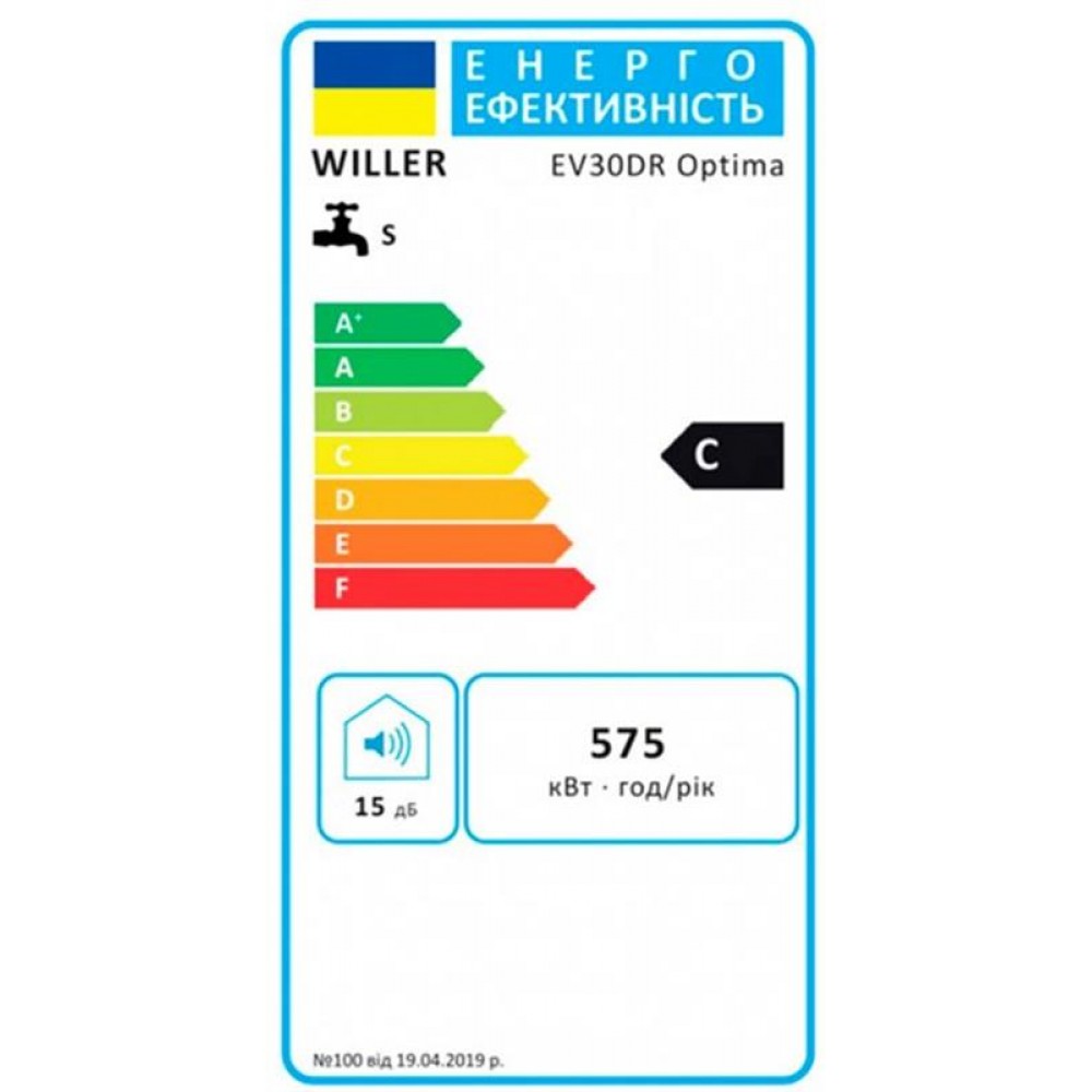 Водонагреватель Willer EV30DR серия Optima