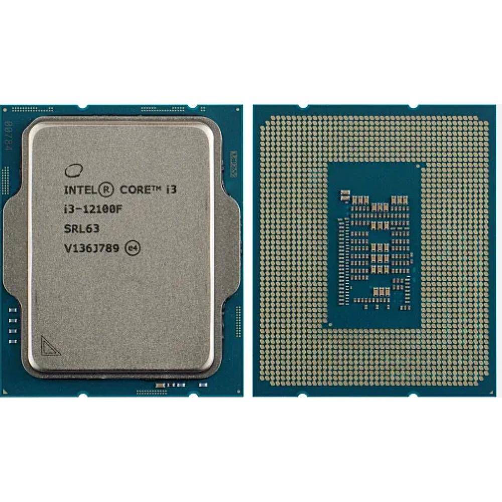 Процессор Intel Core i3 12100F 3.3GHz (12MB, Alder Lake, 60W, S1700) Box (BX8071512100F)