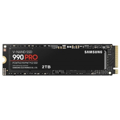 Накопитель SSD 2ТB Samsung 990 PRO M.2 2280 PCIe 4.0 x4 NVMe V-NAND MLC (MZ-V9P2T0BW)