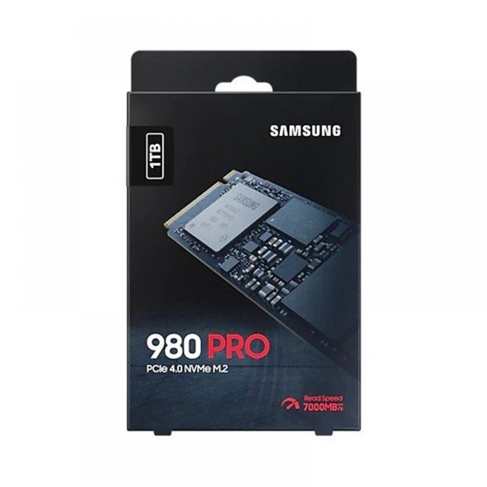 Накопитель SSD 1ТB Samsung 980 PRO M.2 2280 PCIe 4.0 x4 NVMe V-NAND MLC (MZ-V8P1T0BW)