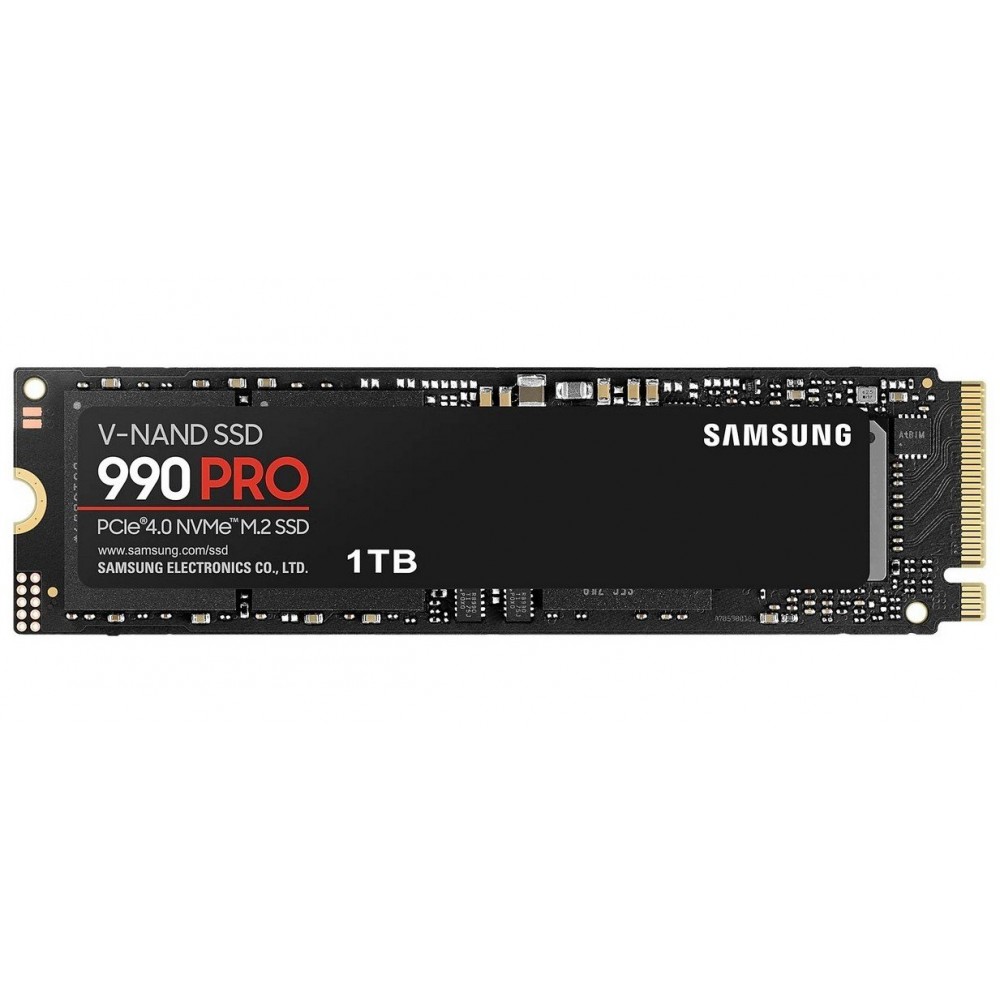 Накопитель SSD 1ТB Samsung 990 PRO M.2 2280 PCIe 4.0 x4 NVMe V-NAND MLC (MZ-V9P1T0BW)