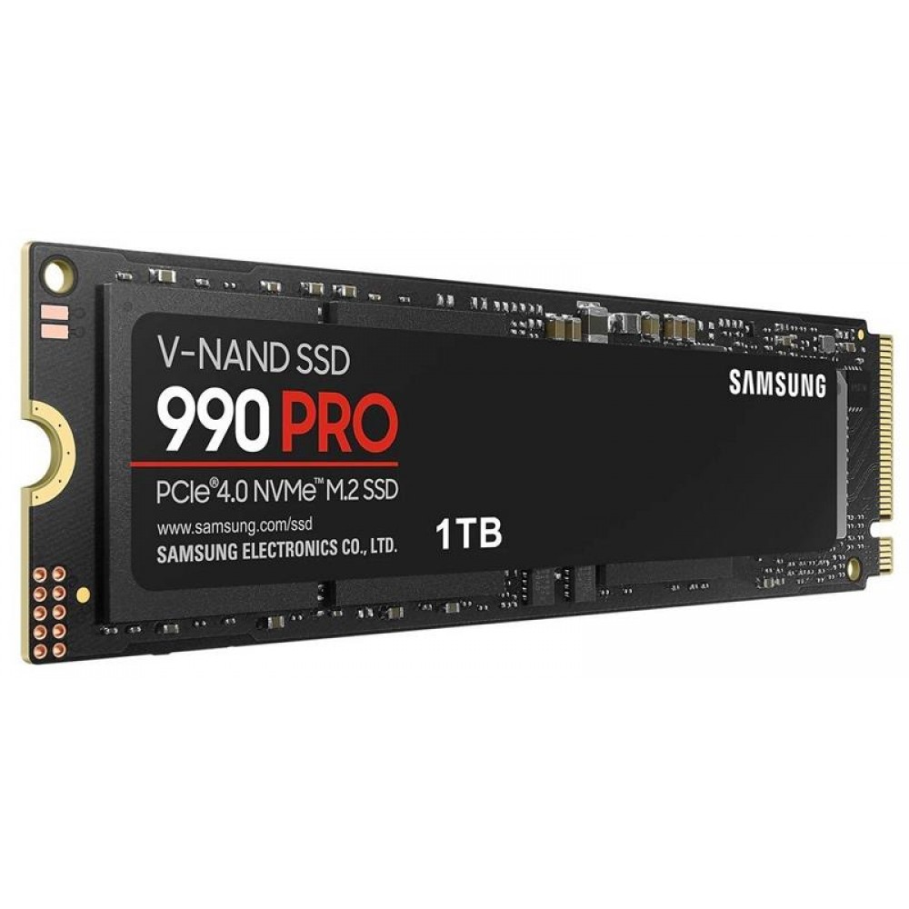 Накопитель SSD 1ТB Samsung 990 PRO M.2 2280 PCIe 4.0 x4 NVMe V-NAND MLC (MZ-V9P1T0BW)