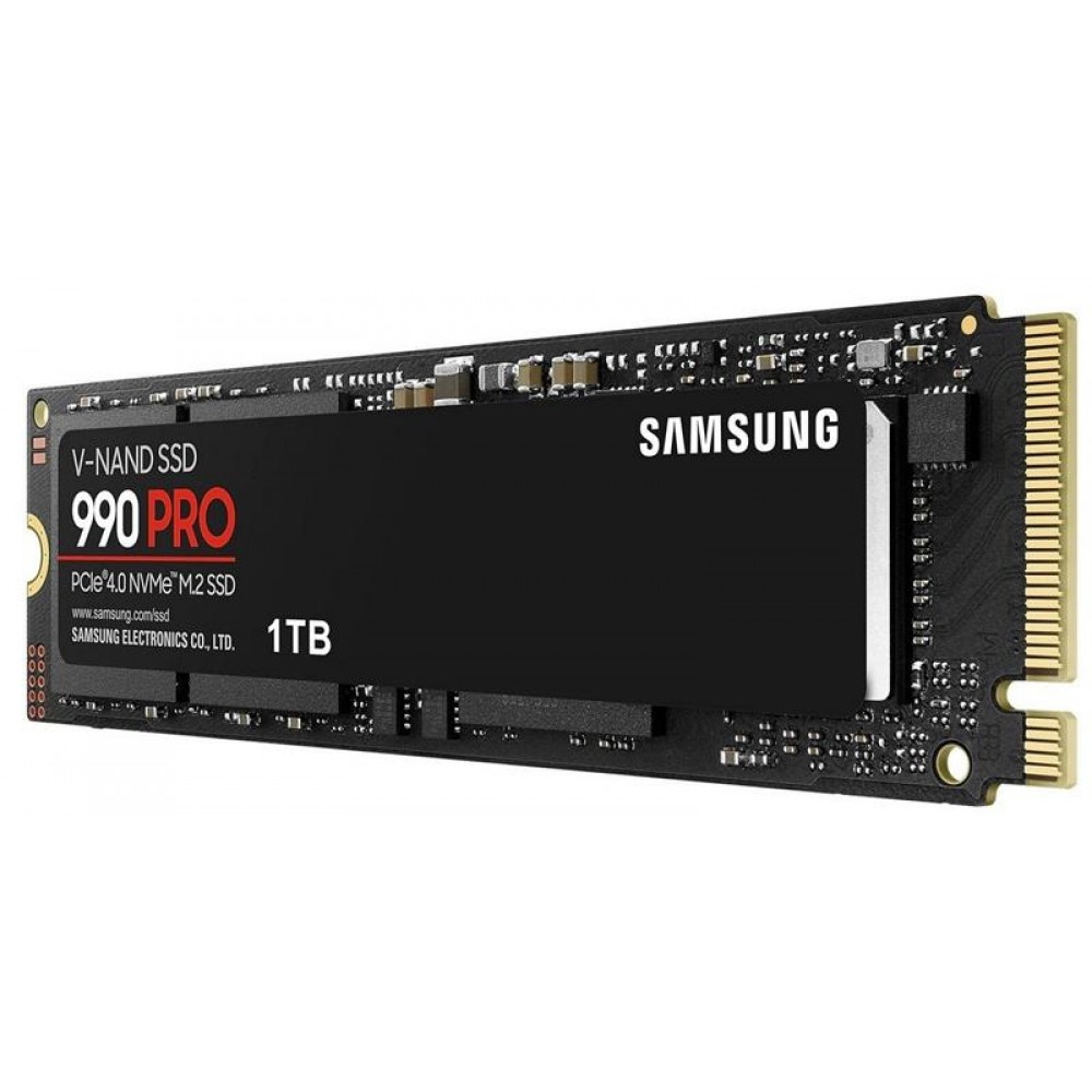 Накопитель SSD 1ТB Samsung 990 PRO M.2 2280 PCIe 4.0 x4 NVMe V-NAND MLC (MZ-V9P1T0BW)