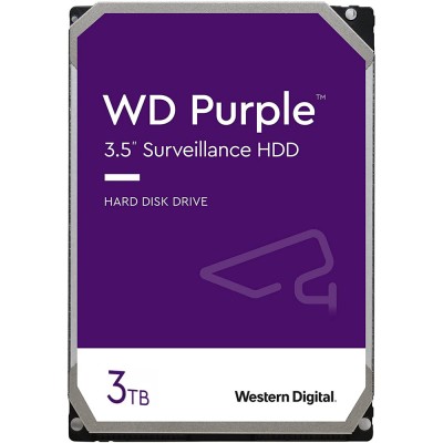 Накопитель HDD SATA 3.0TB WD Purple 5400rpm 256MB (WD33PURZ)