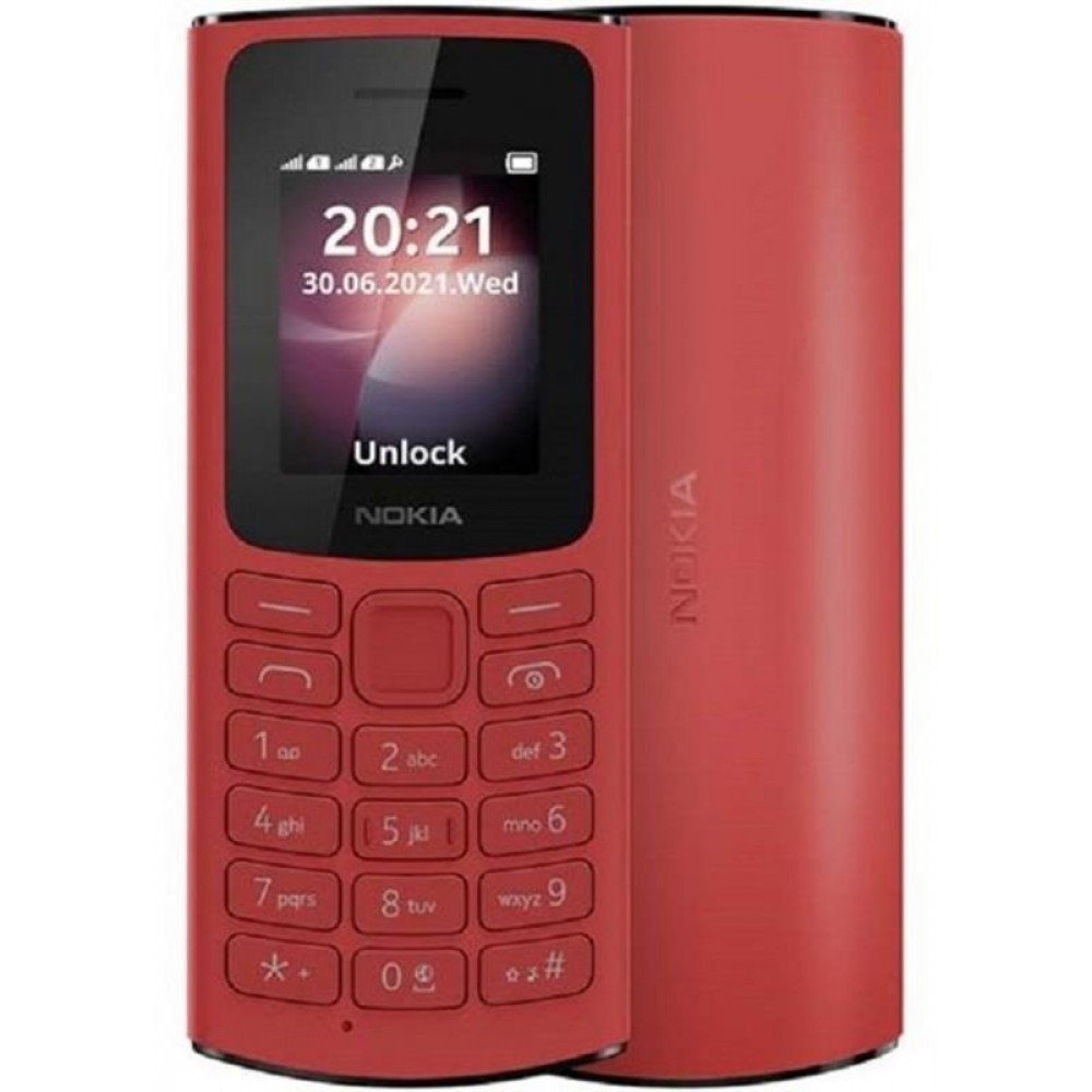 Мобильный телефон Nokia 105 2023 Dual Sim Red