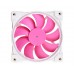 Вентилятор ID-Cooling ZF-12025-PINK ARGB (Single Pack), 120x120x25мм, 4-pin PWM, білий з рожевим