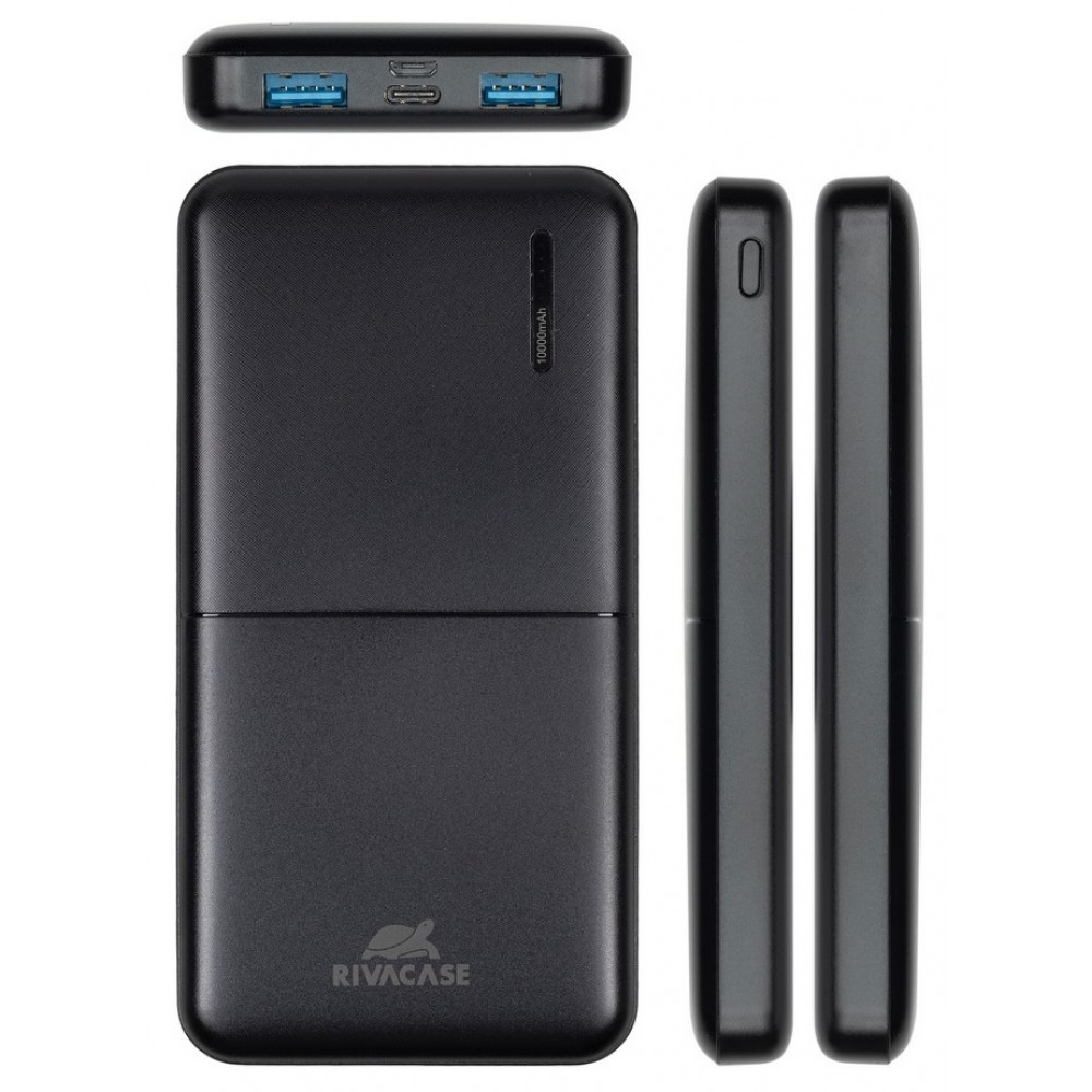 Универсальная мобильная батарея Rivacase Rivapower 10000mAh Black (VA2532)