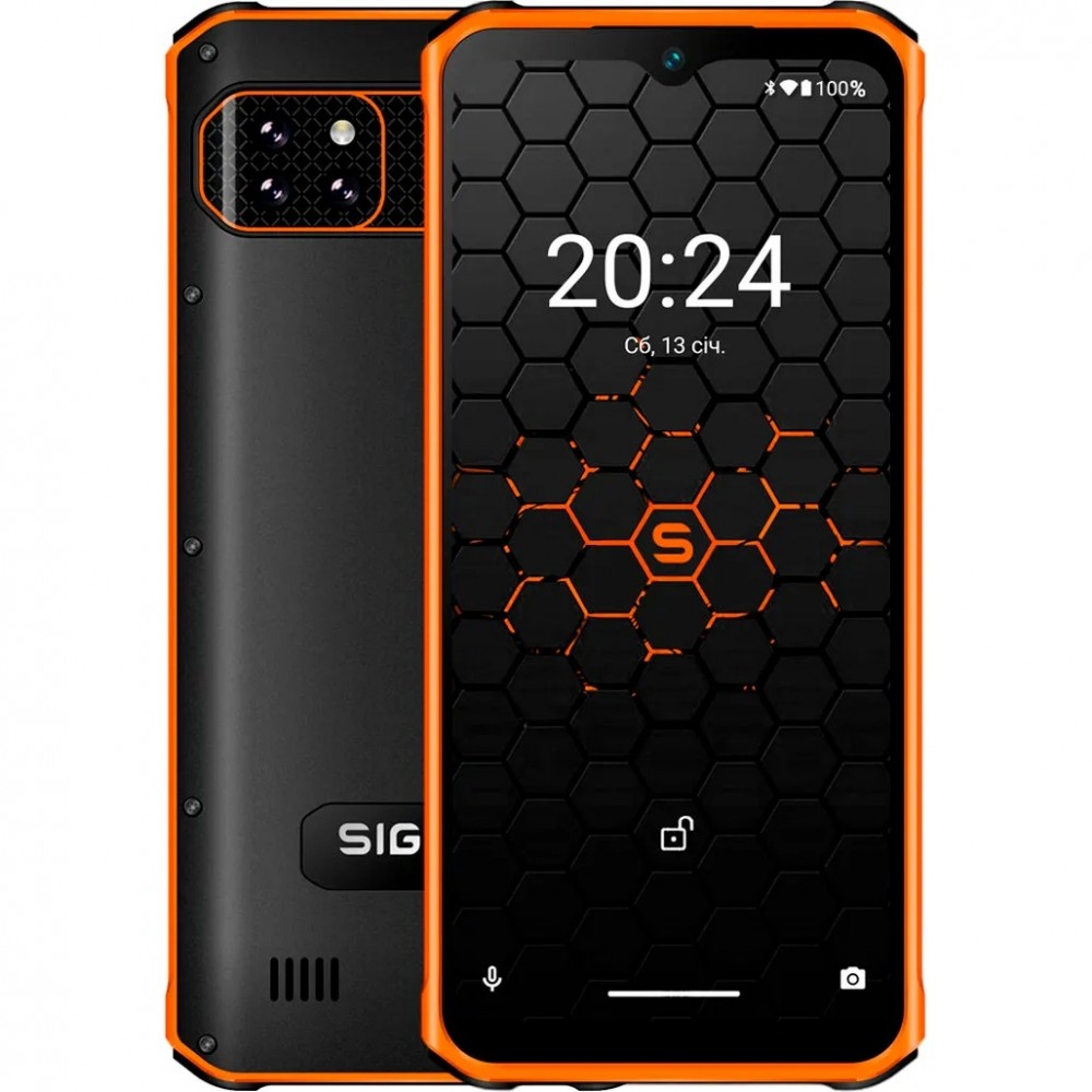 Смартфон Sigma X-treme PQ56 Dual Sim Black/Orange