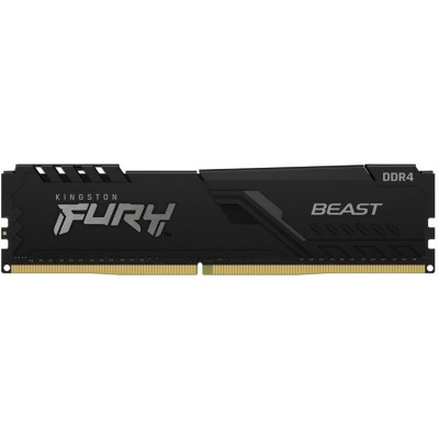 Модуль памяти DDR4 8GB/3200 Kingston Fury Beast Black (KF432C16BB/8)