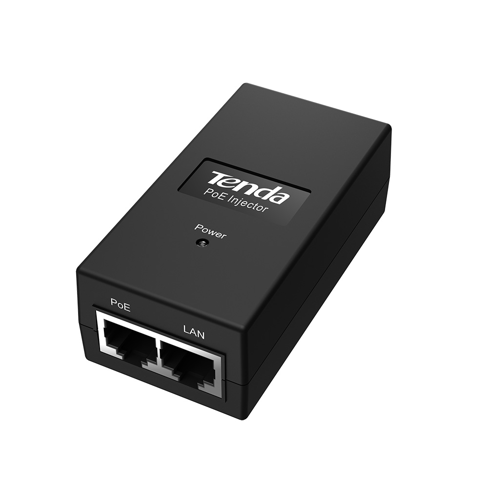 Инжектор TENDA PoE15F 15W(Max. 48VDC) 1xFE, 1xFE PoE