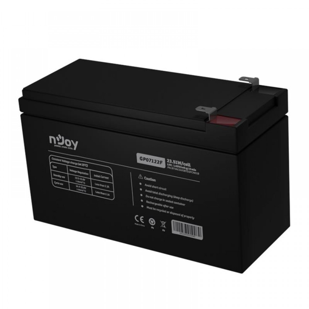 Аккумуляторная батарея Njoy GP07122F 12V (BTVACGUOBTD2FCN01B) VRLA