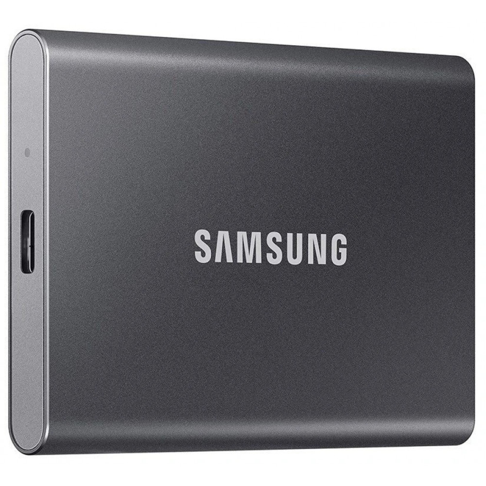 Накопитель наружный SSD 2.5" USB 2.0TB Samsung T7 Titan Gray (MU-PC2T0T/WW)