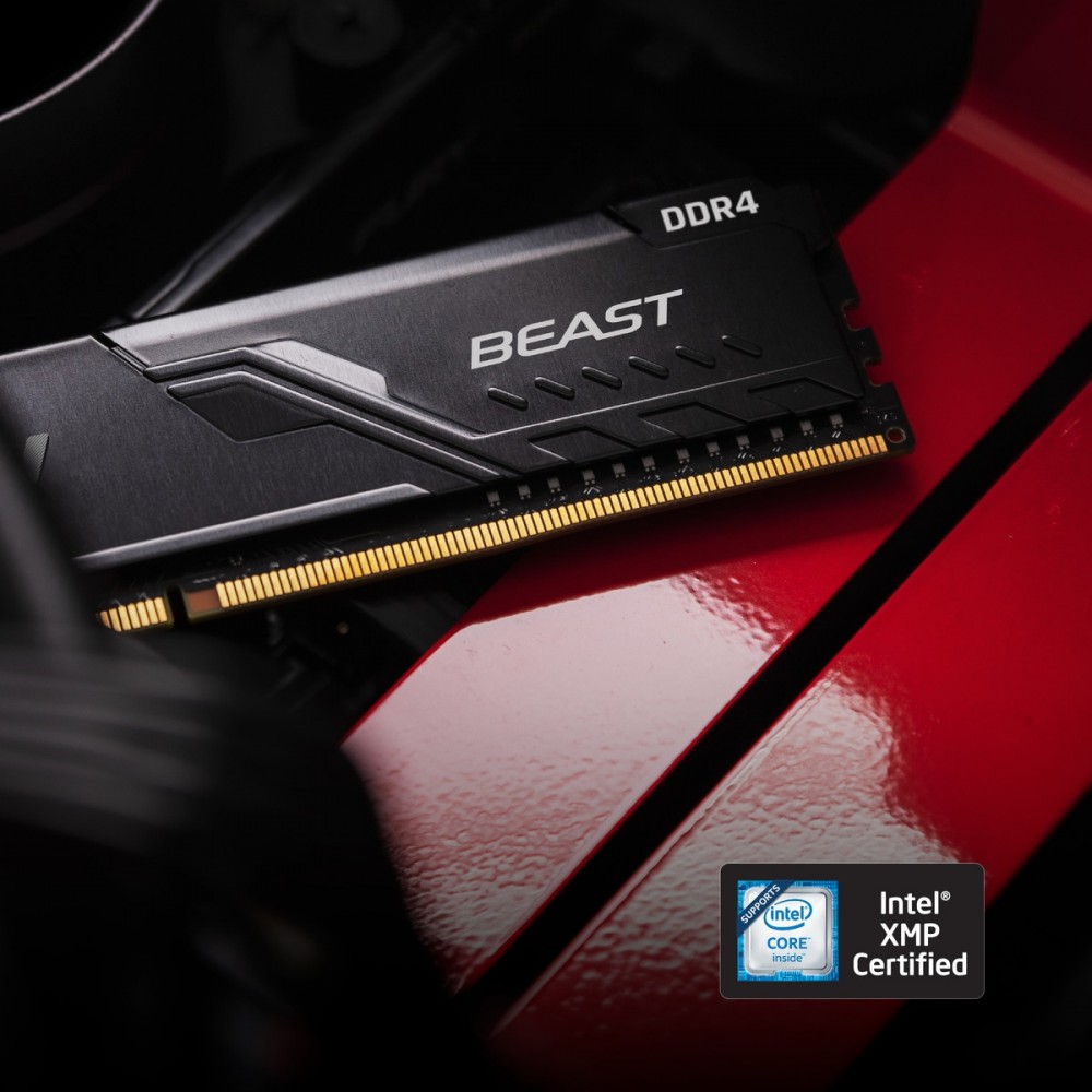 Модуль памяти DDR4 16GB/3200 Kingston Fury Beast Black (KF432C16BB/16)