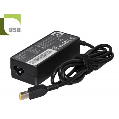 Адаптер питания 1StCharger для ноутбука Lenovo 20V 65W 3.25A USB (AC1STLE65WC)