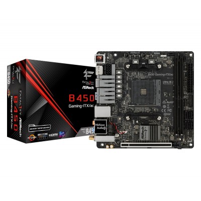 Материнская плата ASRock B450 Gaming-ITX/AC Socket AM4