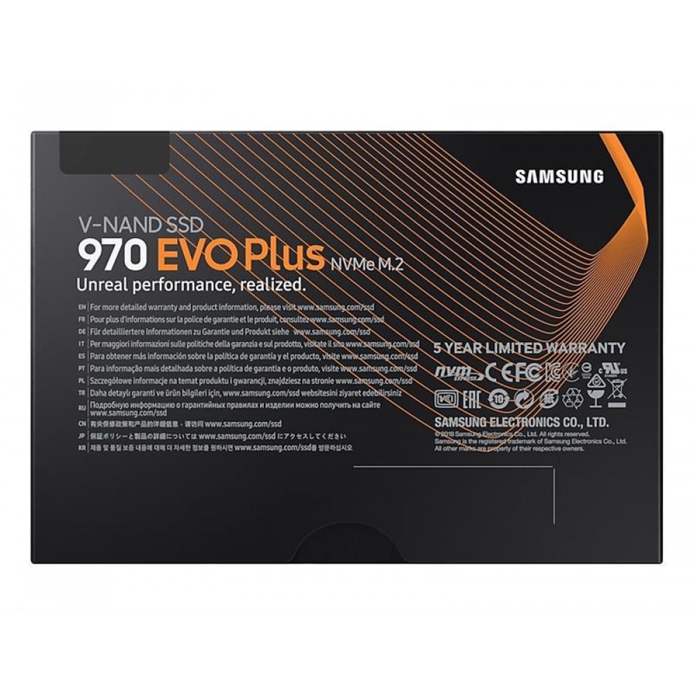 Накопитель SSD 1TB Samsung 970 EVO Plus M.2 PCIe 3.0 x4 V-NAND MLC (MZ-V7S1T0BW)