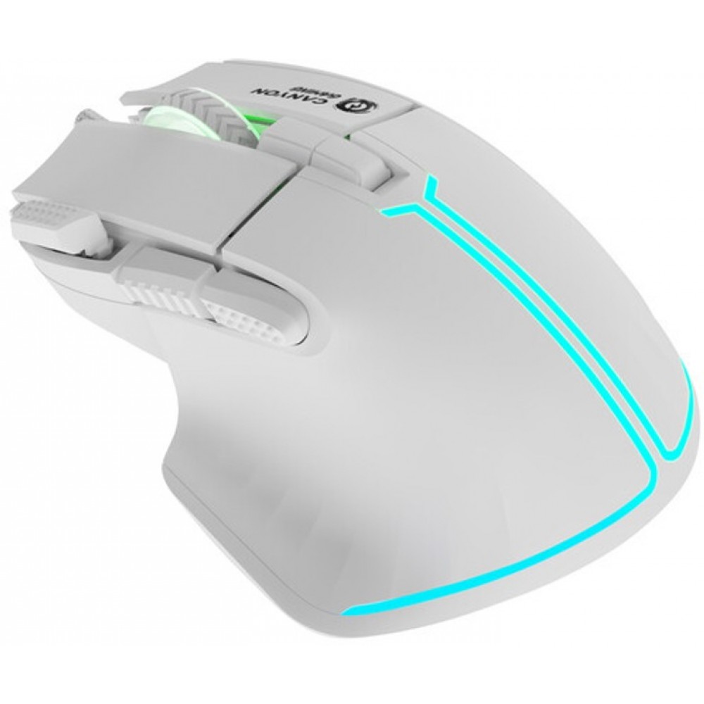 Миша Canyon Fortnax GM-636 RGB USB White (CND-SGM636W)