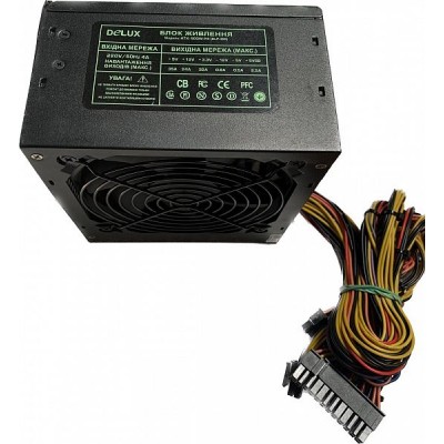 Блок питания Delux DLP-35D Black 500W bulk