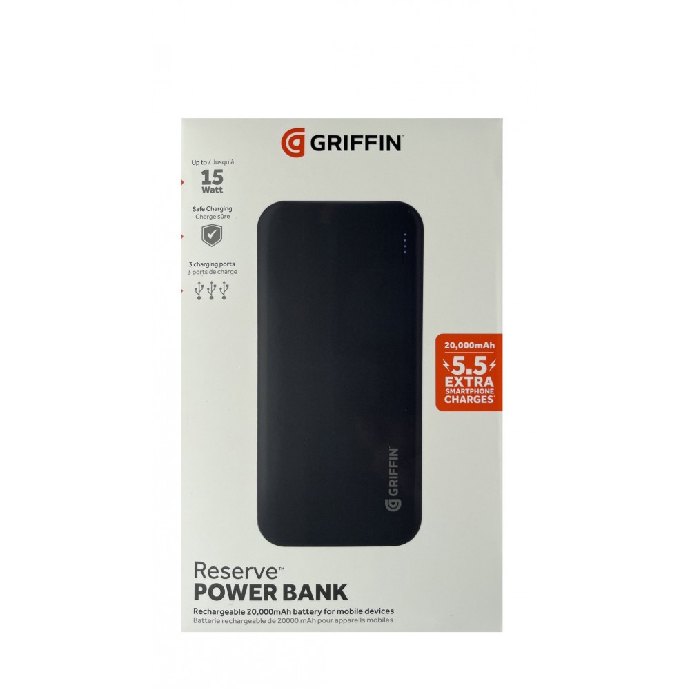 Универсальная мобильная батарея Griffin GP-149 20000mAh Black (GP-149-BLK)