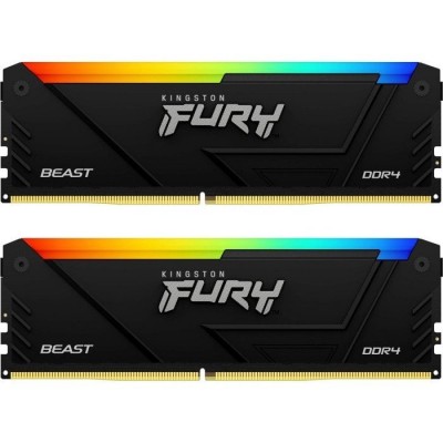 Модуль памяти DDR4 2x8GB/3600 Kingston Fury Beast RGB (KF436C17BB2AK2/16)