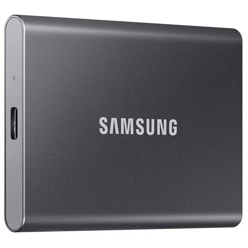 Накопитель наружный SSD 2.5" USB 1.0TB Samsung T7 Titan Gray (MU-PC1T0T/WW)