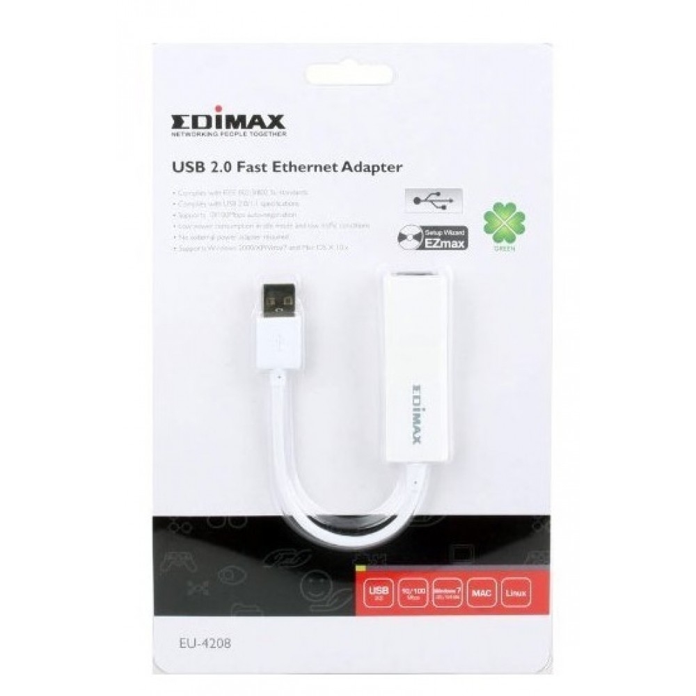 Сетевой адаптер Edimax EU-4208 USB