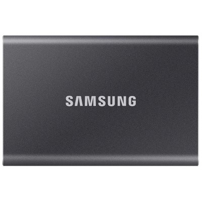 Накопитель наружный SSD 2.5" USB 1.0TB Samsung T7 Titan Gray (MU-PC1T0T/WW)