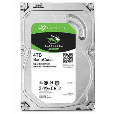 Накопитель HDD SATA 4.0TB Seagate BarraCuda 256MB (ST4000DM004)