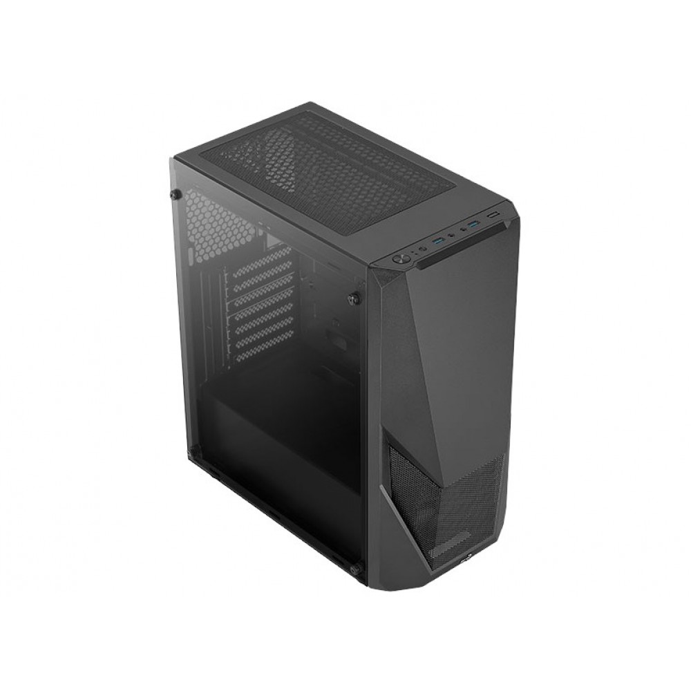 Корпус AeroCool Zauron Saturn FRGB-G-BK-v2 (ACCM-PV23023.11) Black без БП