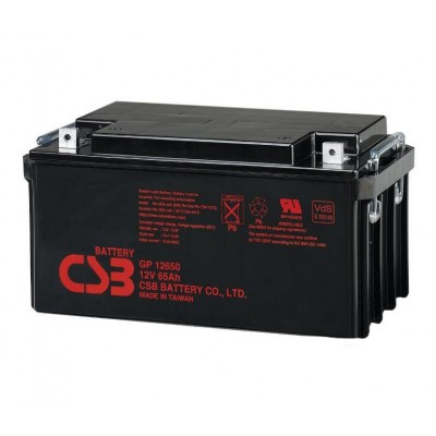 Аккумуляторная батарея CSB 12V 65AH (GP12650/01558) AGM