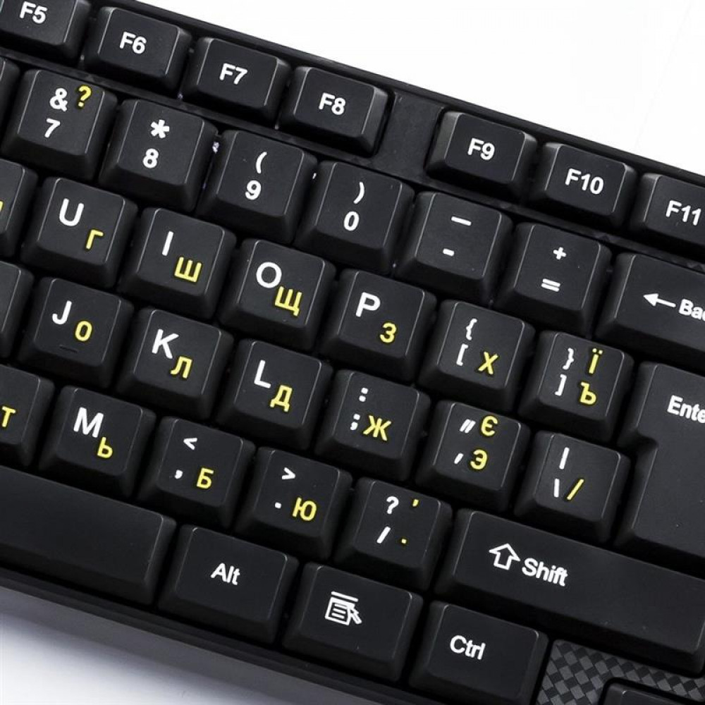 Клавиатура Piko KB-005 Ukr Black (1283126472459)