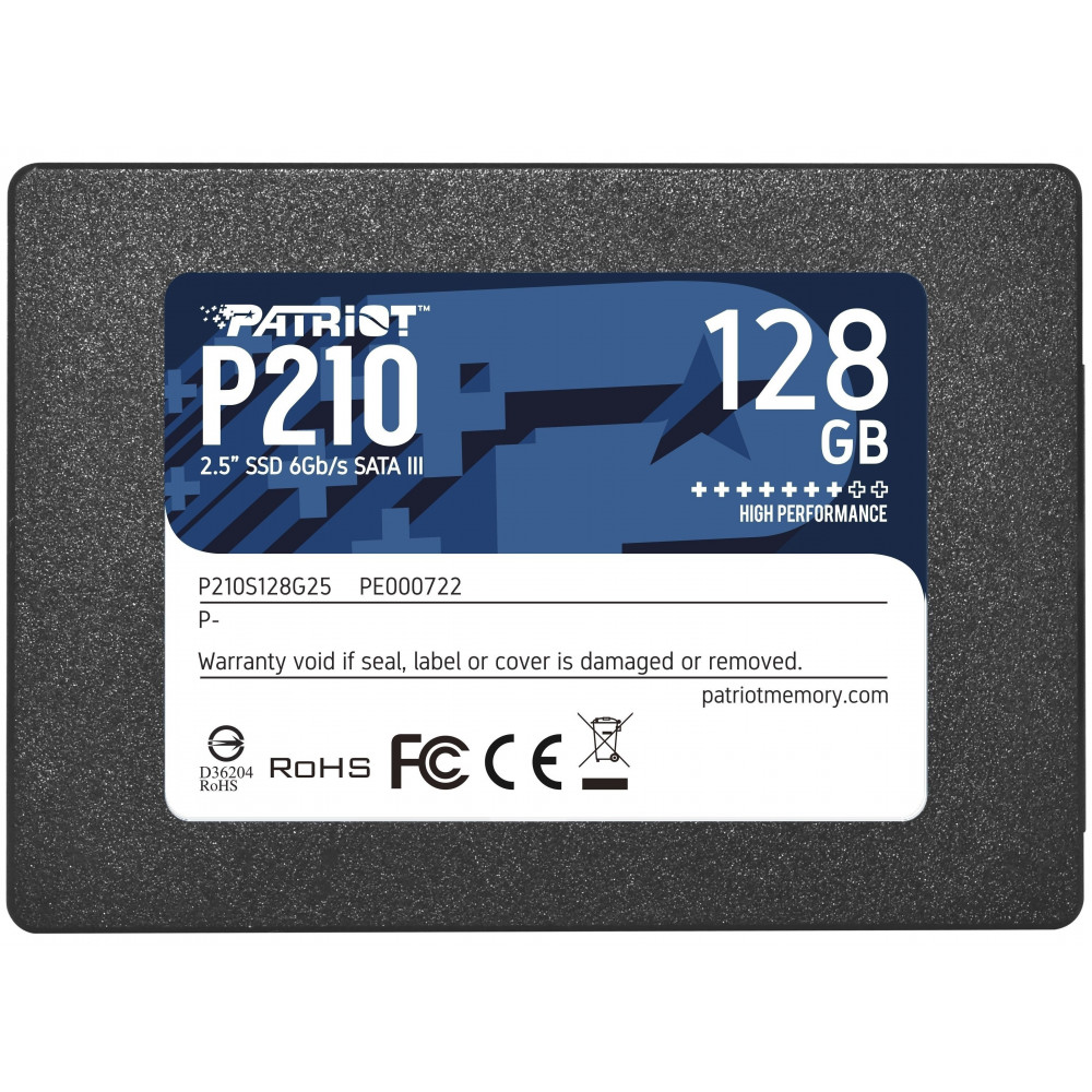 Накопитель SSD 128GB Patriot P210 2.5" SATAIII TLC (P210S128G25)