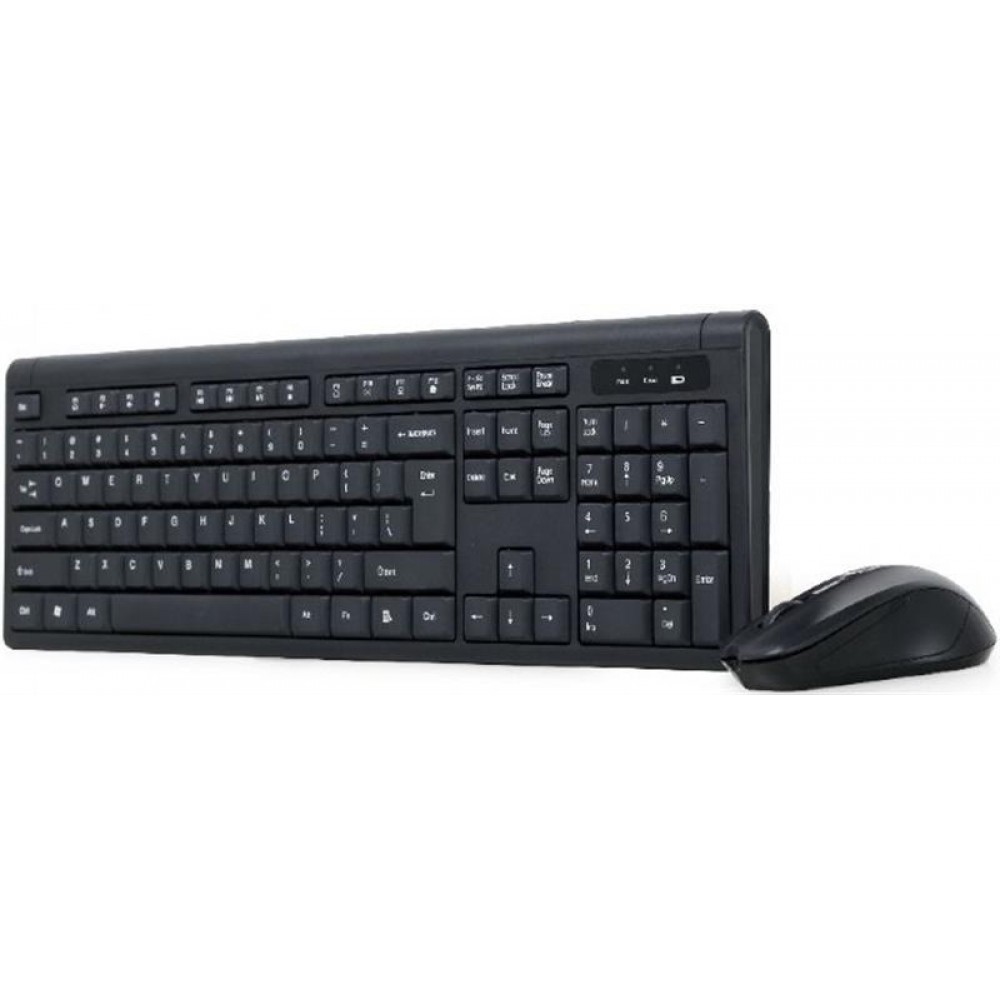 Комплект беспроводной (клавиатура, мышь) Gembird KBS-WM-03-UA Black USB