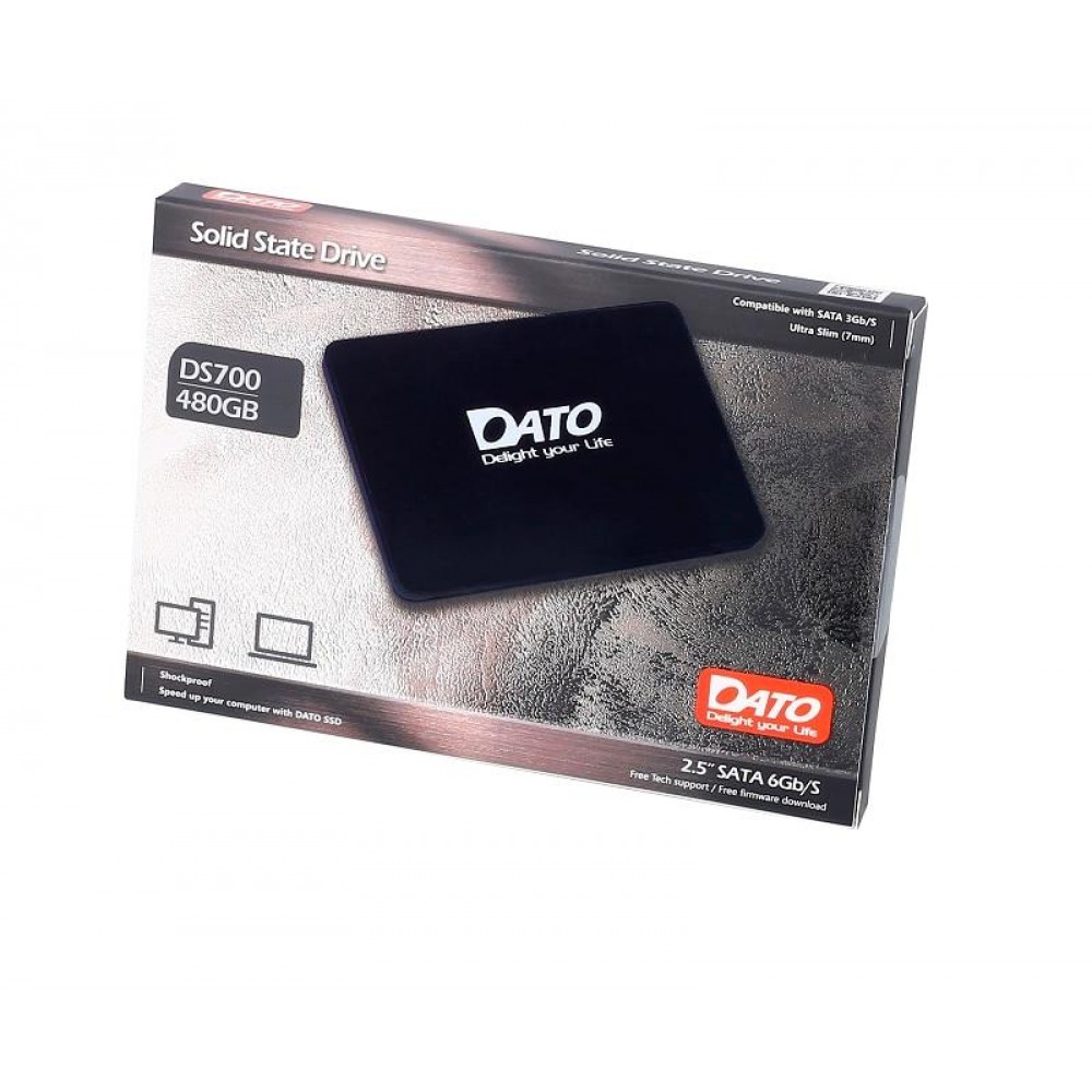 Накопичувач SSD 480GB Dato DS700 2.5" SATAIII TLC (DS700SSD-480GB)