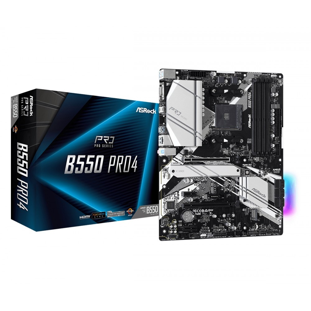 Материнская плата ASRock B550 Pro4 Socket AM4