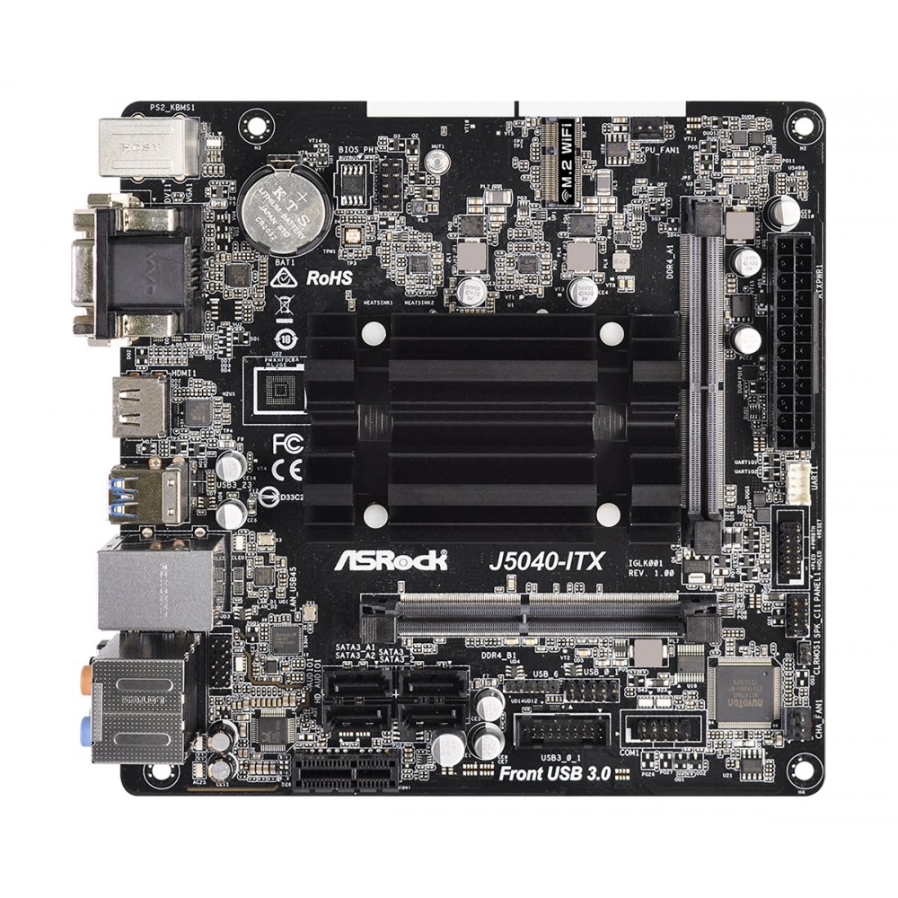 Материнская плата ASRock J5040-ITX Mini ITX