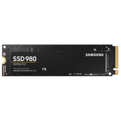 Накопитель SSD 1ТB Samsung 980 M.2 2280 PCIe 3.0 x4 NVMe V-NAND MLC (MZ-V8V1T0BW)