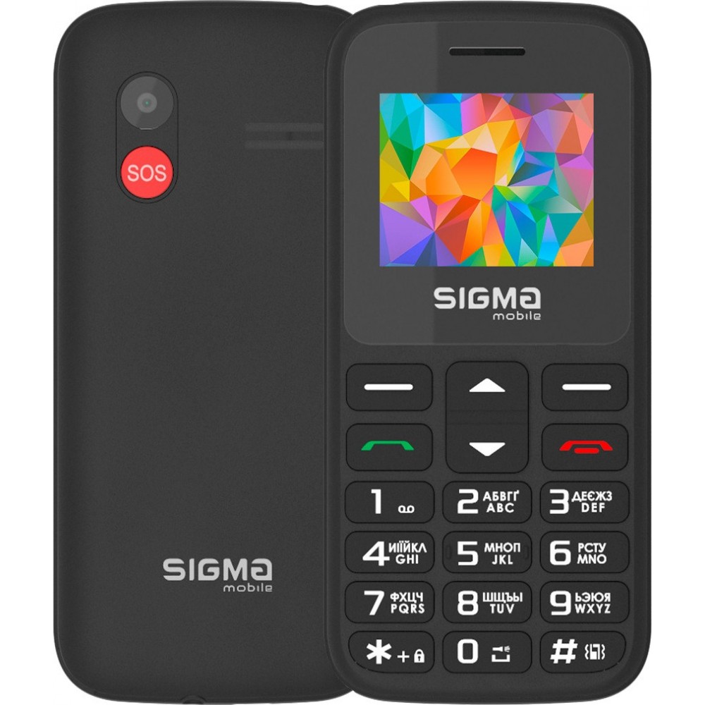 Мобильный телефон Sigma mobile Comfort 50 Hit 2020 Dual Sim Black (4827798120910)